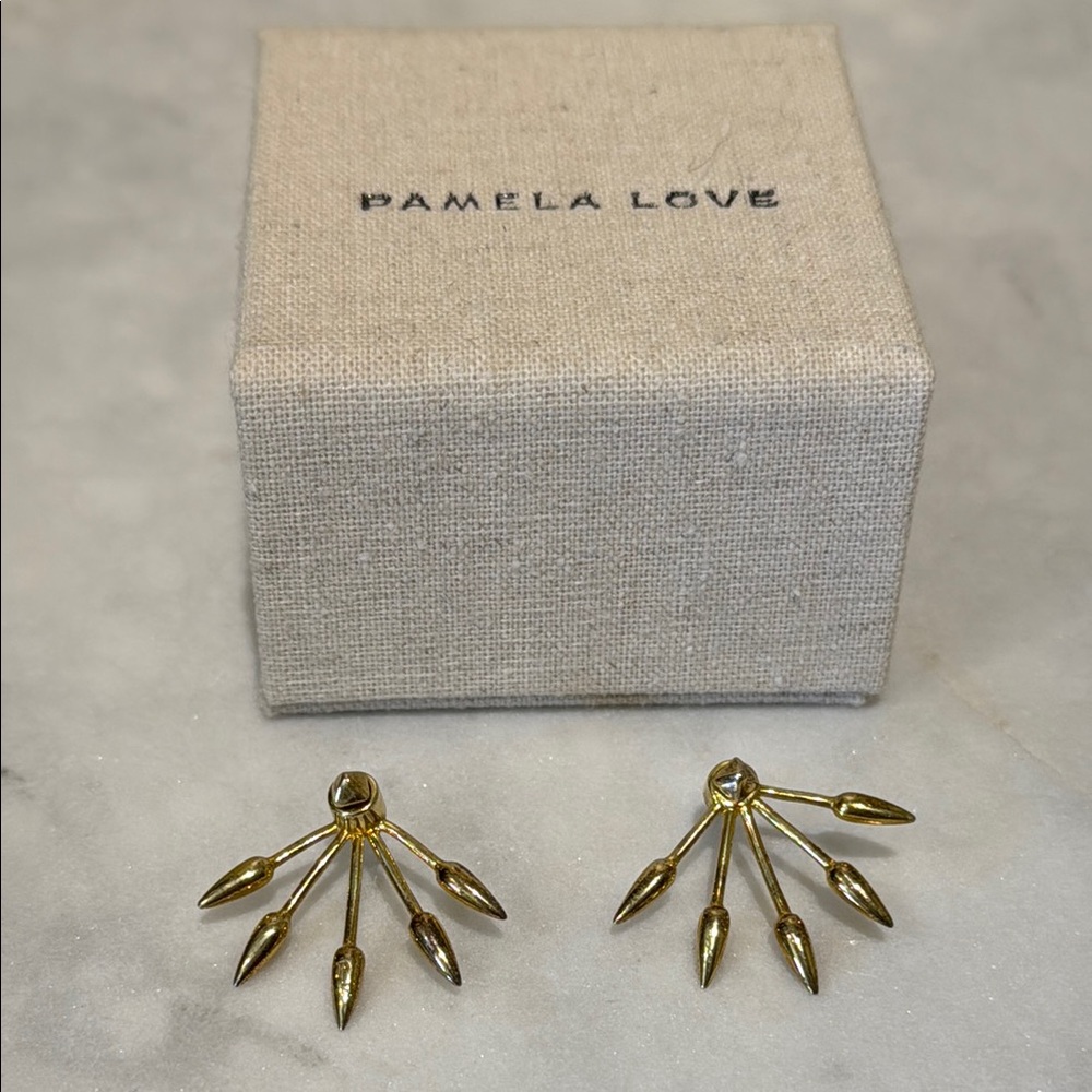 Pamela Love Five Spike Earrings